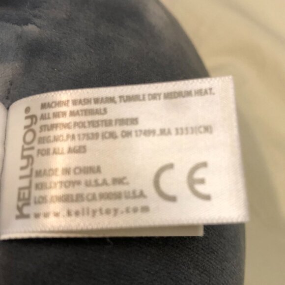 Squishmallows Kellytoy "Hoot" the Owl Gray Gold Beak Speckles 2017  8" RETIRED - Picture 8 of 9